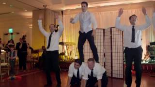 Funny Surprise Groomsmen Dance At Wedding With Bride Reaction [upl. by Kaslik]