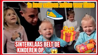 VOOR DE ALLEREERSTE KEER DE SCHOEN ZETTEN MET LIANO amp EEN TELEFOONTJE VAN DE SINT📞🎁  VLOG 183 [upl. by Zetrok4]