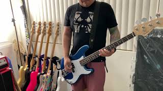 blink182  quotDysentery Garyquot bass cover [upl. by Fatima]