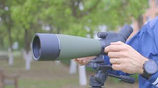 Gosky 20 60x80 Porro Prism Spotting Scope Capturing and Sharing  gosky spotting scope review [upl. by Miculek]