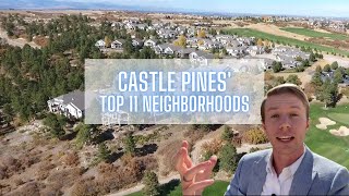 The Top 11 Neighborhoods in Castle Pines Colorado in 2022 to Live in [upl. by Icat]