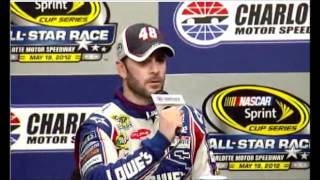 Jimmie Johnson NASCAR AllStar Winner [upl. by Anauj]