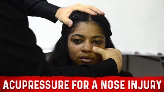 Acupressure Treatment for Deviated Septum After A Nose Injury – Dr Berg [upl. by Nulubez]