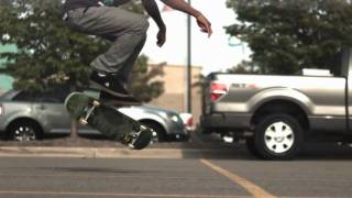 Skateology laser flip 1000 fps slow motion [upl. by Ferri986]