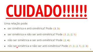 Propriedades de relações binárias reflexividade simetria antissimetria e transitividade [upl. by Cirda]