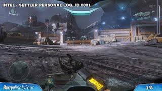 Halo 5 Guardians  All Collectible Locations  Mission 4 Meridian Station Intel Files Skulls [upl. by Dosh]