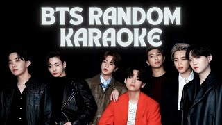 BTS RANDOM KARAOKE CHALLENGE Pt 2  with lyrics RomKor한국어  imJam [upl. by Ylurt]