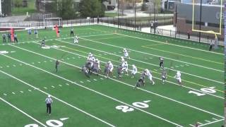 Oberlin College Football Trick Play vs Wabash  Oct 10 2015 [upl. by Atinek]