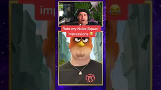 FaZe Nickmercs Does Nuke Squad Members Impressions [upl. by Eppes163]