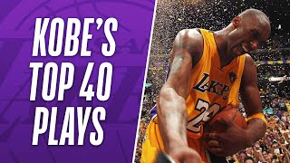 Kobe Bryants TOP 40 Plays of His NBA Career [upl. by Carl]