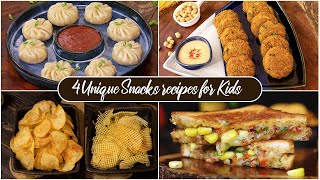 Easy Snacks Recipes for Kids  Evening Snacks Recipe  Instant Snacks at Home  Veg Snacks for Party [upl. by Ledeen]