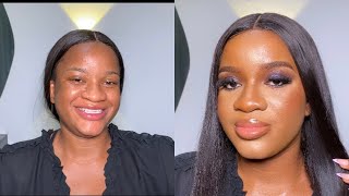 CLIENT MAKEUP 💄 TRANSFORMATION [upl. by Amandi]