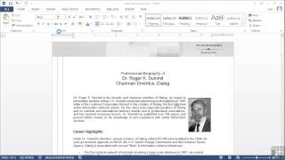 Microsoft Word 2013 Tutorial  Edit PDFs In Word [upl. by Ahsinad257]