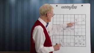 Sudoku Lesson 23 Review The swordfish pattern [upl. by Yarod]