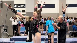 Jasmine Cawley  Bars  2024 Kupets Pink Invitational  Level 10 [upl. by Adekram600]