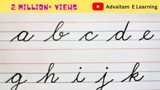 Cursive writing for Beginners a to z CBSE ICSE IGCSE IB Small letters कैसे लिखना सिखाएं [upl. by Datha166]