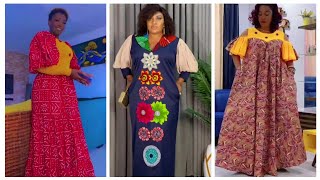 Des robes longues en pagne simples mais élégantes pour tout usageAfrican style dresses 20232024 [upl. by Kayle794]