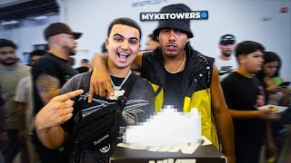 ¡MYKE TOWERS LE LLEGO A SNEAKERCON DALLAS A COMPRAR TENIS [upl. by Hermie240]