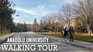 Walking Tour Turkey  Eskisehir Anadolu University in 4K 60FPS [upl. by Flin]