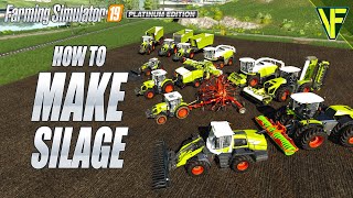 How To Make Silage in Farming Simulator 19 [upl. by Hellman]