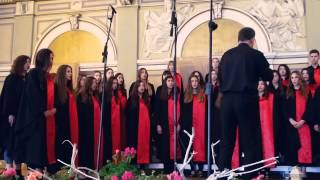 quotM Marulićquot High School Mixed Choir  Shchedryk Ukrainian arr M Leontovych [upl. by Aileme]