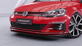 Frontspoiler für VW Golf 7 GTI FaceliftㅣCSL380ㅣCSRAutomotive [upl. by Branden]