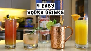 Four Easy Vodka Drinks [upl. by Harihs256]