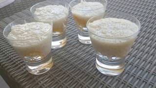 RECETTE FACILE TAPIOCA COCO MANGUE [upl. by Atrice739]