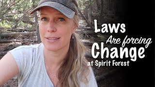 Change Happening Announcement  New Camping Laws  Living Her Dream Spirit Forest  S3 Ep103 [upl. by Esille]