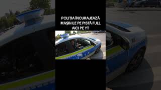 Poliția pe pistă bucuresti romania masina motor moto trafic politie bicicleta pieton sofer [upl. by Jobye]