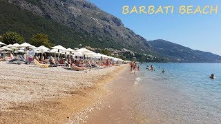 Barbati Beach Corfu Greece 4K [upl. by Ttenrag143]