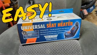 How to Install Universal Heated Seat kits its easier than youd think Installed on 73 SuperDuty [upl. by Ail]