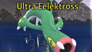 Shiny  Underpowered Bad IVs Wrong Moveset  Community Day Eelektross Somehow Takes Wins 😝 [upl. by Ecyle]