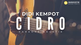 cidro  didi kempot akustik karaoke [upl. by Milla]