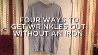 Wrinkled Shirt Fast Fix No Iron Required [upl. by Tammara]