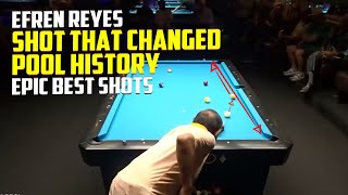 Efren Reyes Best Shots The Efren Reyes Shot That Changed Pool History and Best Shots Compilation [upl. by Abie519]