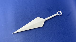 Origami Kunai  Comment faire un couteau Kunai en Papier  Arme en Papier [upl. by Eihcra]