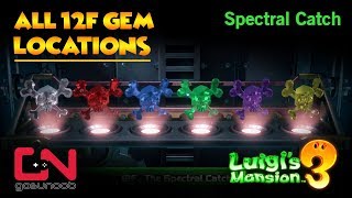 Luigis Mansion 3 All 14F Gem Locations  Dance Hall Gems [upl. by Olumor]