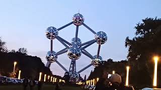 Brussels er Atomium Building  Video  Belgium Europe [upl. by Sewoll921]