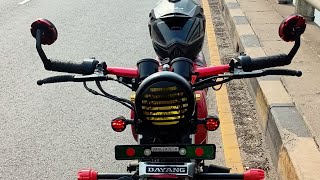 Top speed 110 km in Meghna Bridge Runner AD80S Bike 80cc The Tiger😎 [upl. by Oiragelo757]