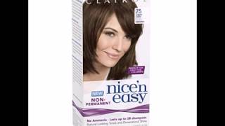 Clairol Nice N Easy Non Permanent Hair Color 75 Light Ash Brown 1 Kit [upl. by Tami]