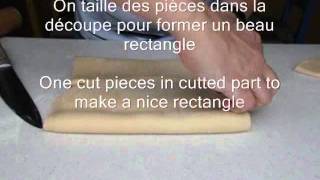 Comment former tourer une pâte à croissants  How to make a French croissants dough [upl. by Atlas579]