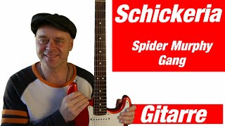 Schickeria Spider Murphy Gang Guitar lesson [upl. by Aryamoy]