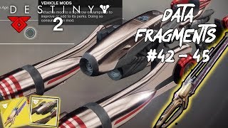 Destiny 2 Warmind Data Memory Fragments Locations 42  45 Core Terminus Star Wars Sparrow [upl. by Hsakaa636]