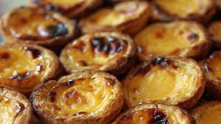 PASTELES DE BELÉM RECETA CASERAPASTELES DE NATAPASTEIS DE NATA [upl. by Fayth483]