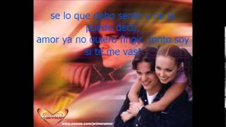 Juntos Kuno Becker amp Anahi letra [upl. by Analaj623]