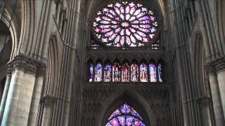 Inside Reims Cathedral Cathédrale NotreDame de Reims Reims ChampagneArdenne NE France [upl. by Lyreb185]