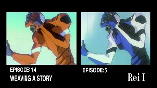 Evangelion episodes 5 and 14 comparison [upl. by Ardis]