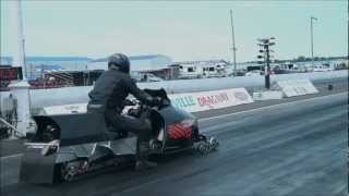 Fastest snowmobile in the world Napierville Dragway [upl. by Christmann]