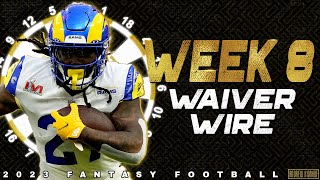 MUST Add Waiver Wire Pickups  Week 8 Fantasy Football [upl. by Eineg]